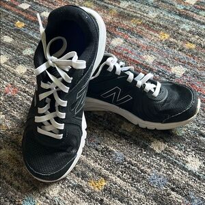 New Balance Black and White Sneakers